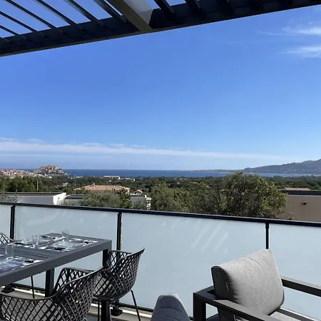 아파트 Magnifique T2 Vue Sur La Baie De 칼비